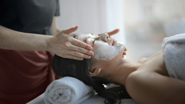 Bespoke facial treatment with personalised serums and techniques at Lumiderm Skin Clinic